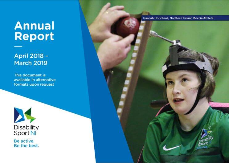 Annual Report, Disability Sport NI Annual Report 2018 - 2019